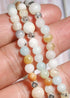 Boho Bracelet, Layers Green Amazonite Mala Mantra Lotus